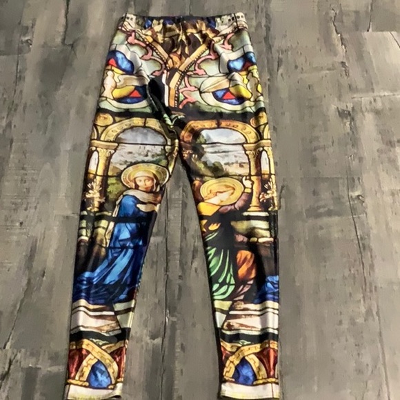 Black milk leggings multicolor sz s - Picture 7 of 7